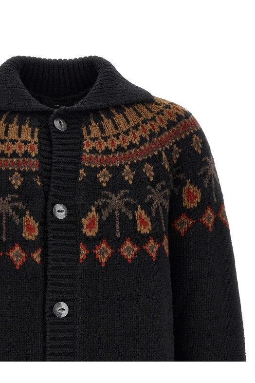 'Sweet Winter' cardigan Black