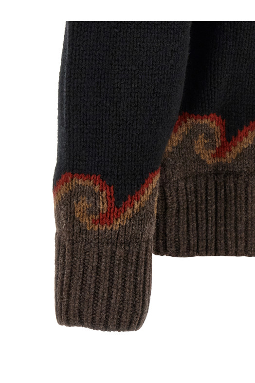 'Sweet Winter' cardigan Black