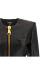 Шкіряна куртка, чорна BALMAIN HF1SK691LC620PA