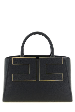 Maxi logo shopping bag Black