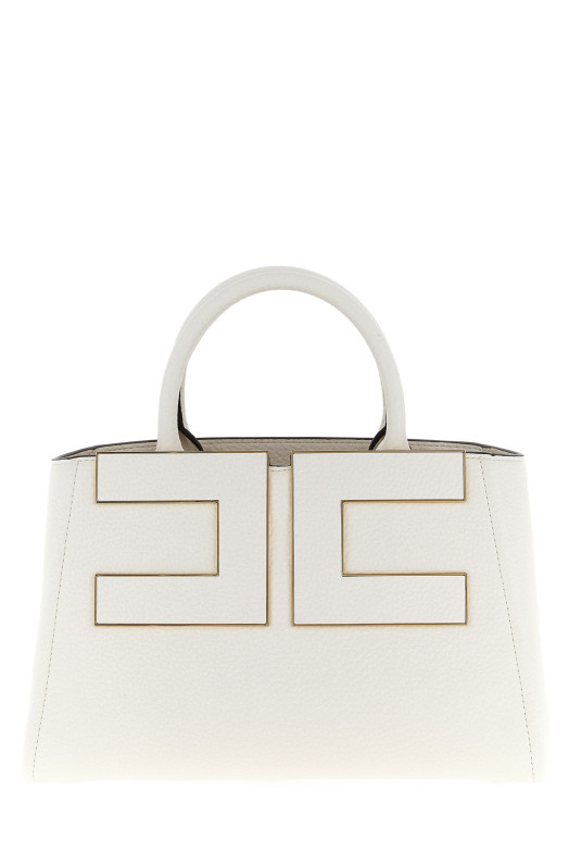 Maxi logo shopping bag White