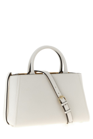 Maxi logo shopping bag White