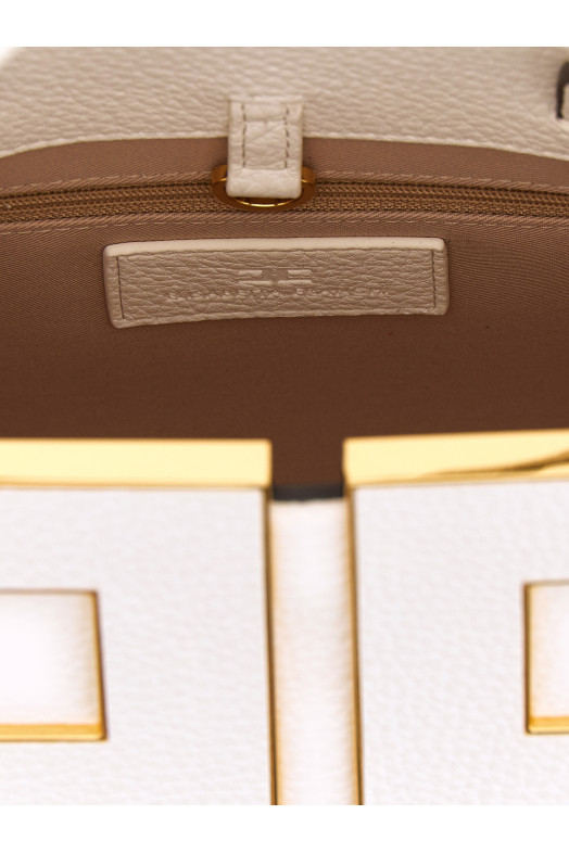 Maxi logo shopping bag White