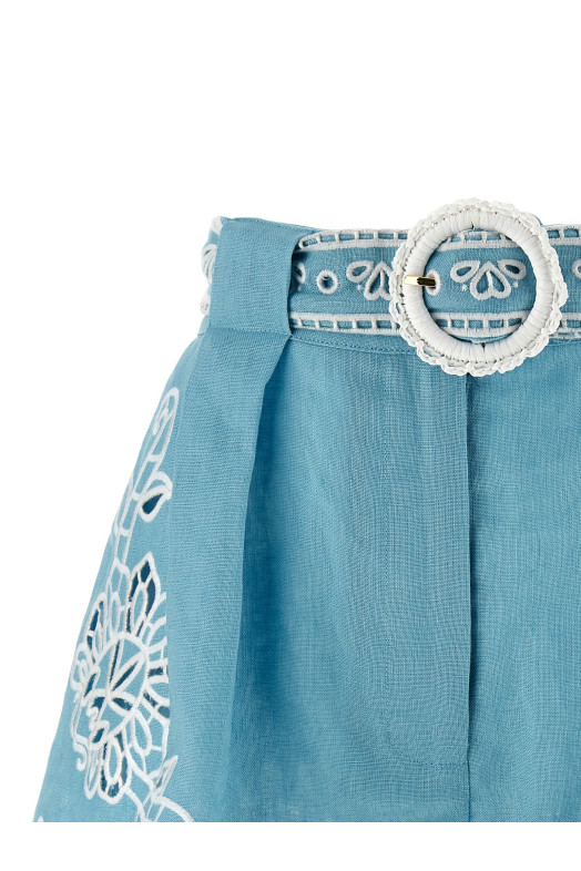 'Romantic Richelieu' shorts BLUE