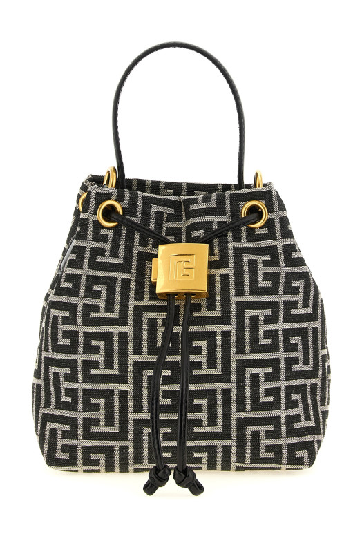 'Pulse' mini bucket bag Black-grey