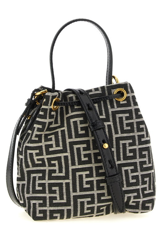 'Pulse' mini bucket bag Black-grey