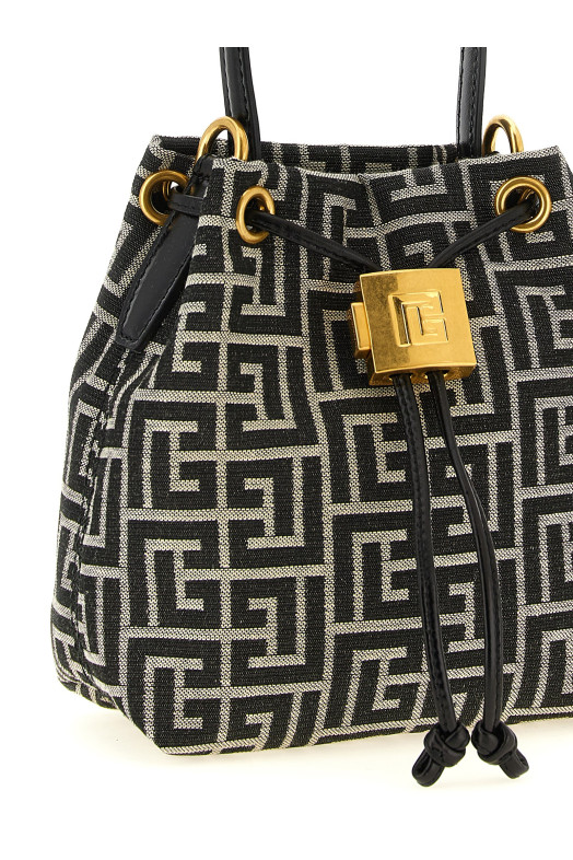 'Pulse' mini bucket bag Black-grey