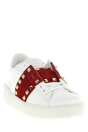 Кроссовки Valentino Garvani «Rockstud Untitled», красные W2S0A01ZBV3FB