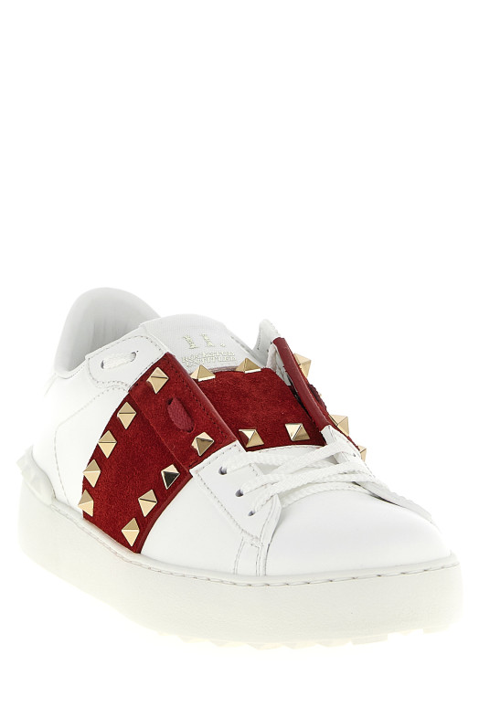 Кроссовки Valentino Garvani «Rockstud Untitled», красные W2S0A01ZBV3FB