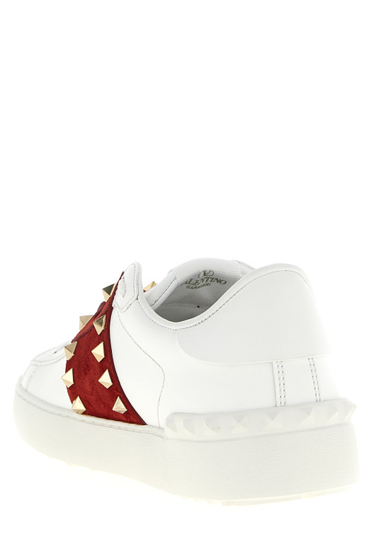Кроссовки Valentino Garvani «Rockstud Untitled», красные W2S0A01ZBV3FB