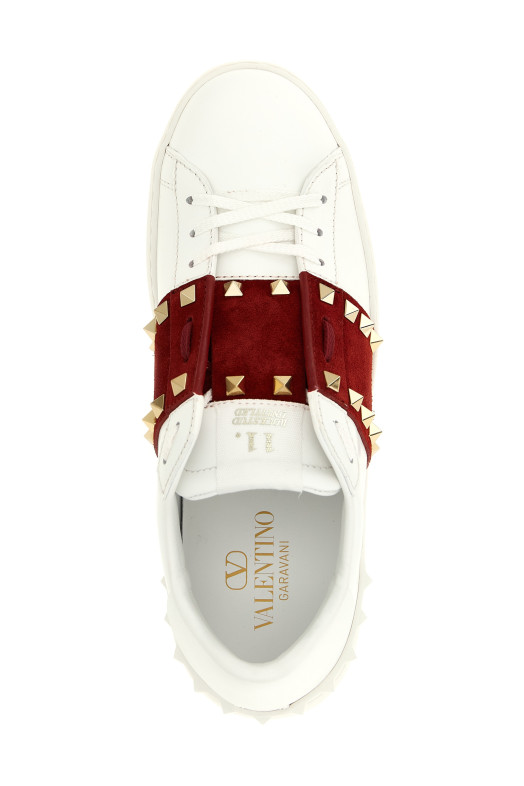 Кроссовки Valentino Garvani «Rockstud Untitled», красные W2S0A01ZBV3FB