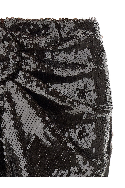 Юбка «Sequins Knot», коричневая 11669816671667
