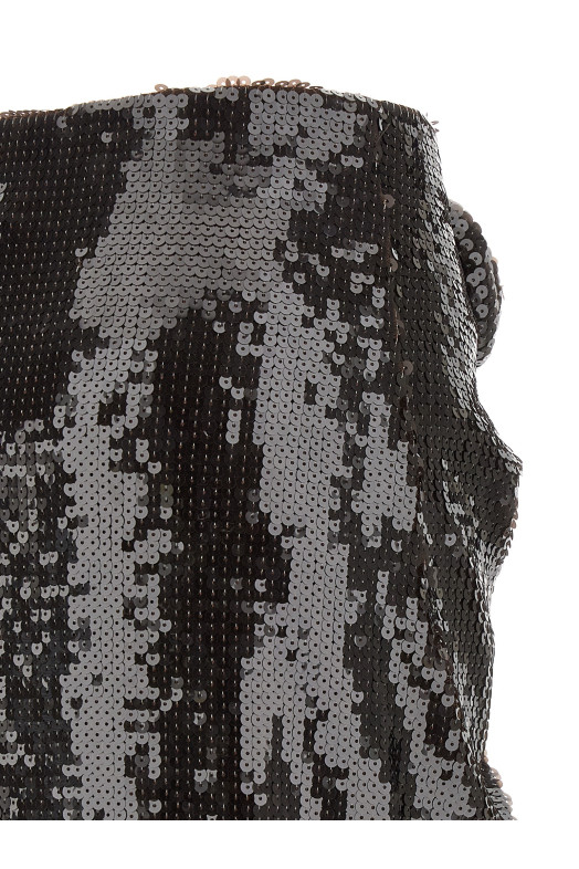 Юбка «Sequins Knot», коричневая 11669816671667