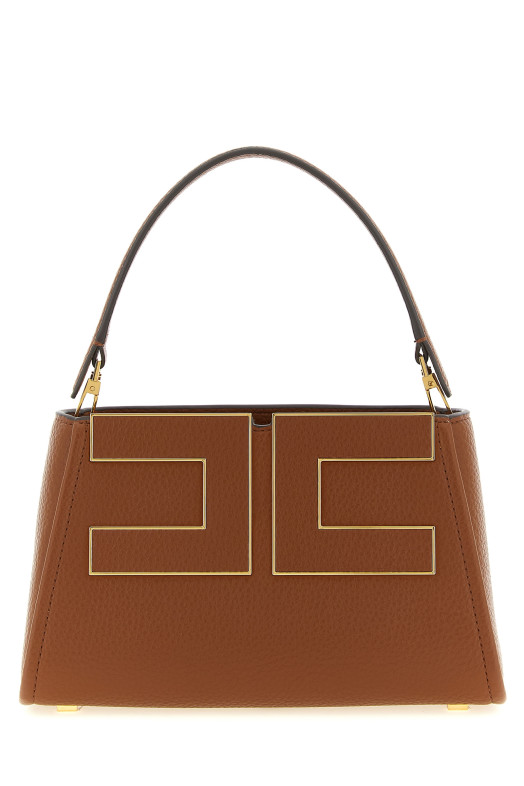 Сумка с логотипом Maxi, коричневая ELISABETTA FRANCHI BS07A66E2FK3