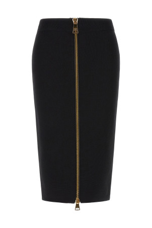 Zip skirt Black