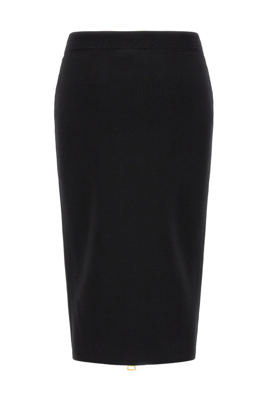 Zip skirt Black