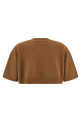 Wool and cashmere top Brown