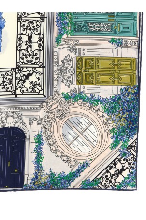 '90 Jardin Parisien' scarf Multicolor