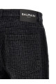 Джинси з монограмним візерунком, чорні BALMAIN HH1ML138DG40ELR
