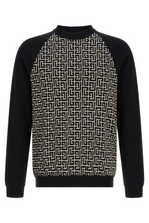 PB Monogram Mesh, чёрно-серый BALMAIN HH1KD195KI80GFE