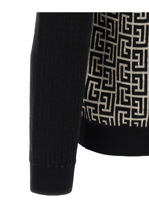 PB Monogram Mesh, чёрно-серый BALMAIN HH1KD195KI80GFE