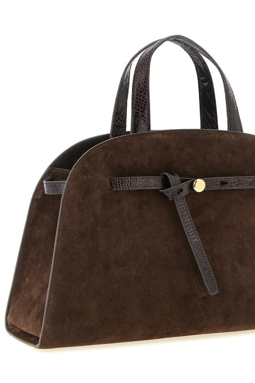 'Romy' top case handbag  Brown