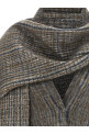 Кардиган с шарфом, серый BRUNELLO CUCINELLI M2I247016CXA37