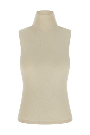 'N° 502 Collarbone' top White