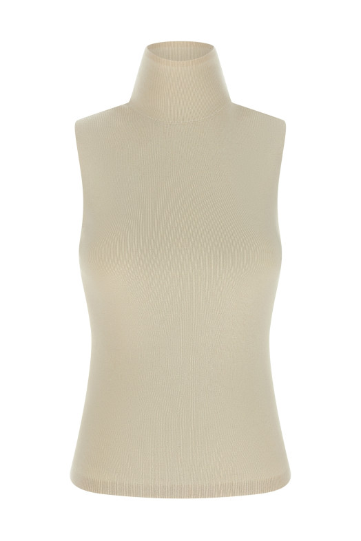 'N° 502 Collarbone' top White