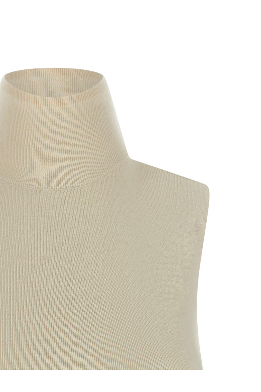 'N° 502 Collarbone' top White