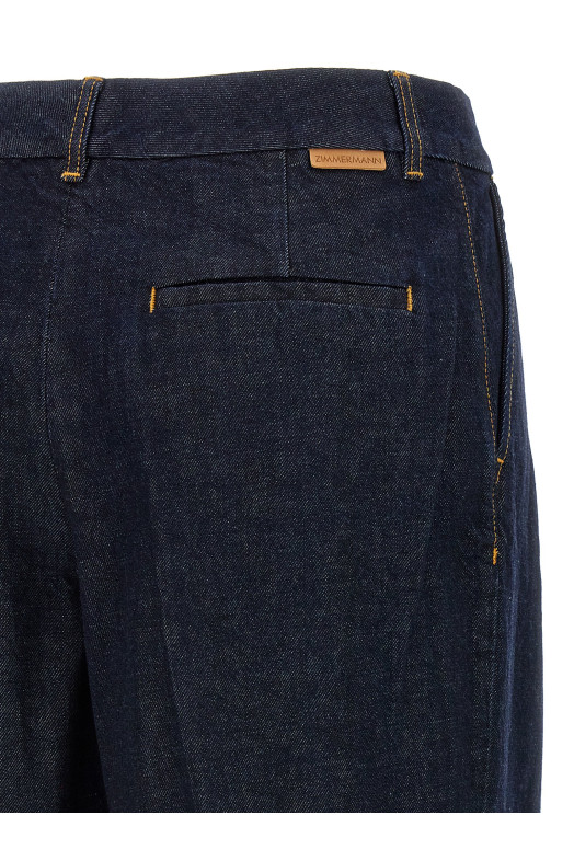 'Illustration Denim' jeans  Blue
