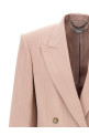 Двубортный шерстяной блейзер розового цвета STELLA MCCARTNEY 6501223EJ7805762