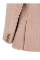 Двубортный шерстяной блейзер розового цвета STELLA MCCARTNEY 6501223EJ7805762