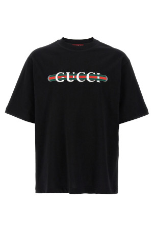 'Gucci Web' T-shirt Black