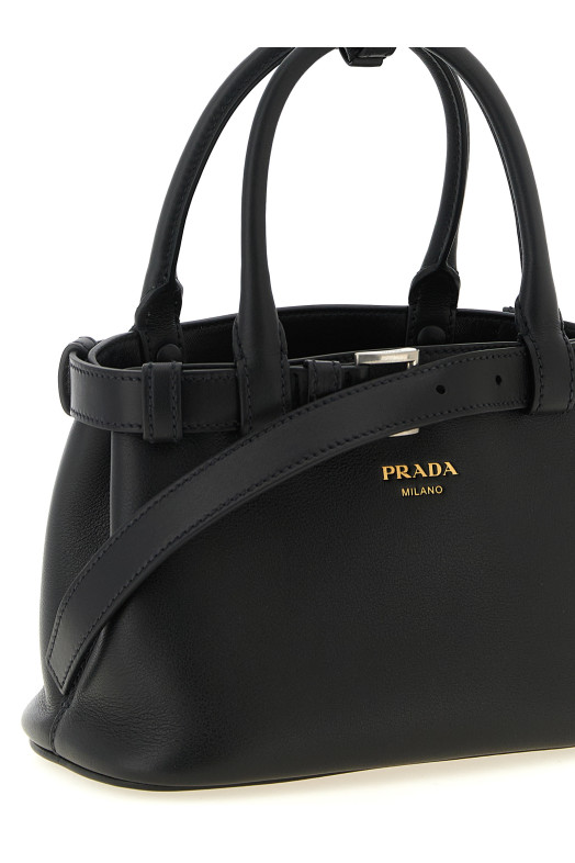 'Buckle small' handbag Black