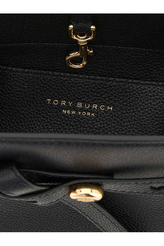 'Romy Small' top case handbag Black