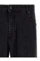 Джинси з деніму, чорні BALMAIN HH1MI115DG130PC