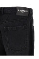 Джинси з деніму, чорні BALMAIN HH1MI115DG130PC