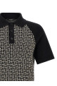 PB Monogram Polo, чёрно-серая BALMAIN HH1GB095KI80GFE