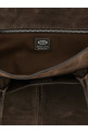 Medium suede shopping bag Brown