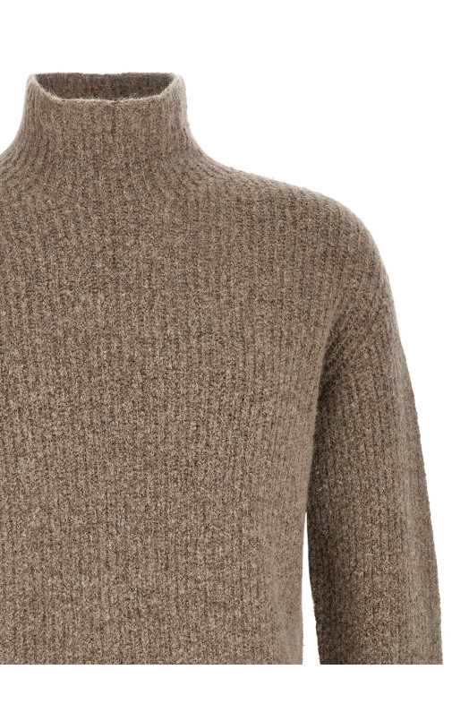 Ribbed sweater Beige