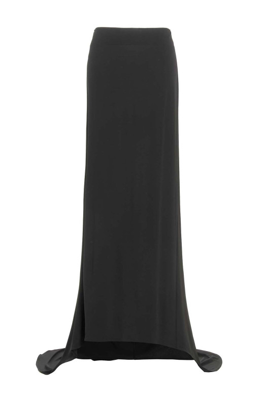 Асиметрична довга спідниця, чорна MAGDA BUTRYM 240423BLACK