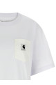T-shirt capsule Sacai x Carhartt Wip White