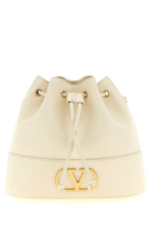 Valentino Garavani VLogo Signature сумка Sechiello, белая W0P0T83AWDI16