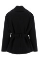 'Anthem' belted caban Black