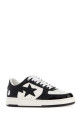 Двухцветные кожаные кроссовки BAPE STA™ Black BAPE (001FWM301301M)