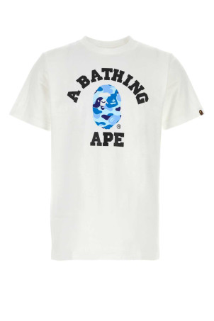 White cotton ABC Camo Collage t-shirt BAPE (001TEM301004M)