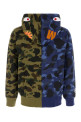 Хлопковая толстовка с принтом «Split Camo SharK» синего цвета от BAPE (001ZPM301005M)