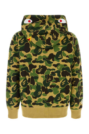 Printed cotton ABC Camo 2nd Shark sweatshirt Green BAPE (001ZPM301008M)