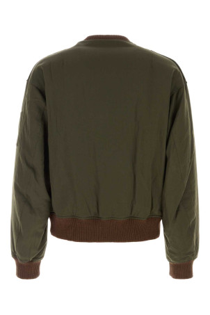 Olive green wool blend Gunner down jacket Khaki VISVIM (0125205013023)